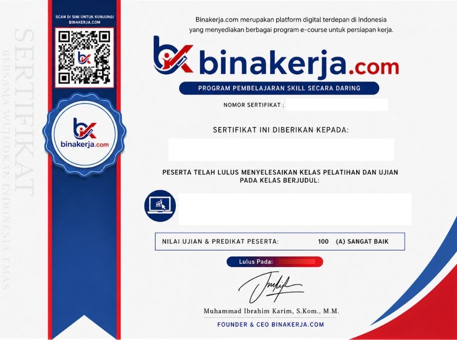 Sertifikat BinaKerja